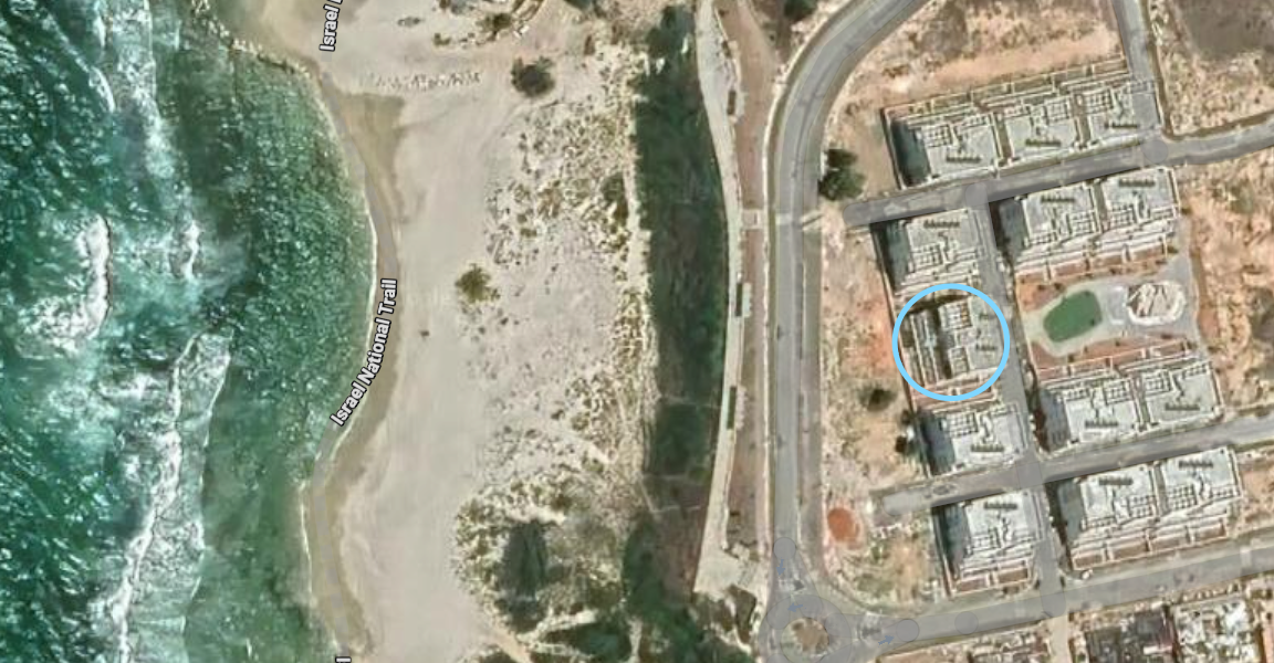 Map – location of Galim Penthouse