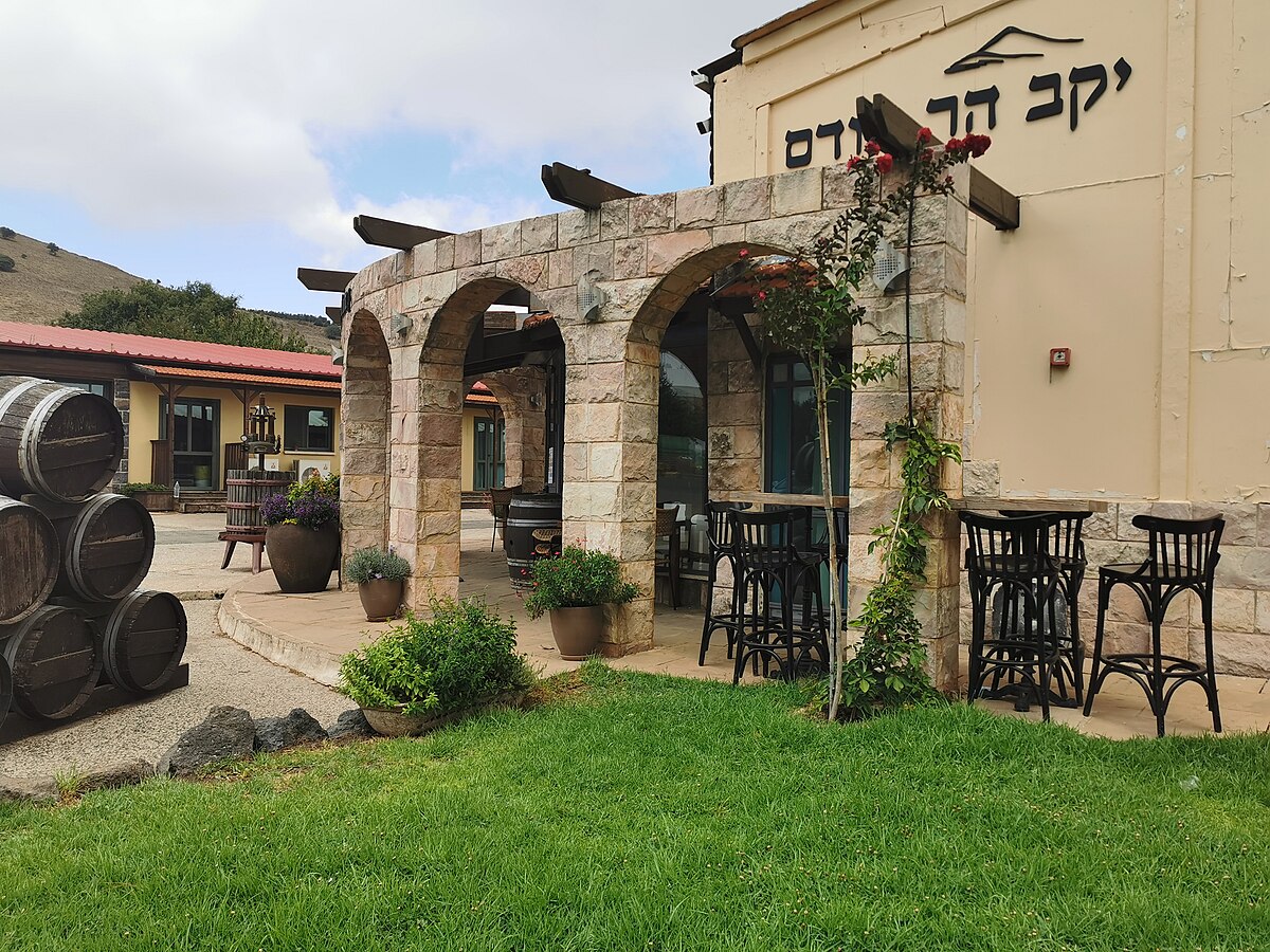 Zichron Yaakov street and wineries